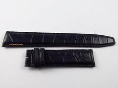 New IWC 20mm Navy Blue Alligator Strap OEM XL