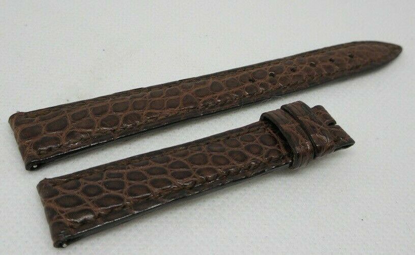 New Franck Muller 14mm Brown Alligator Strap OEM Genuine