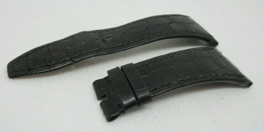 Audemars Piguet 26mm Black Alligator Strap OEM Genuine for Royal Oak Offshore
