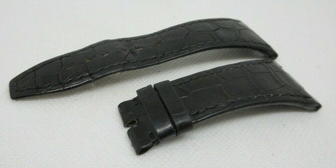 Audemars Piguet 26mm Black Alligator Strap OEM Genuine for Royal Oak Offshore