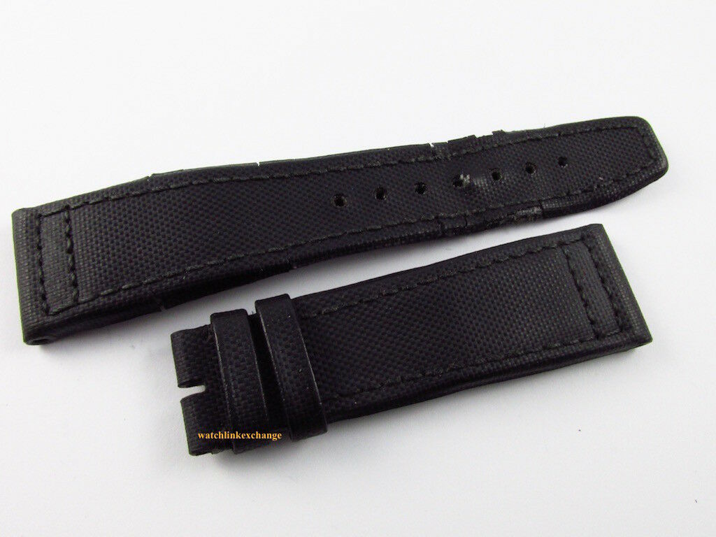IWC Top Gun Pilot 22mm Black Kevlar Leather Strap
