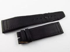 IWC Top Gun Pilot 22mm Black Kevlar Leather Strap