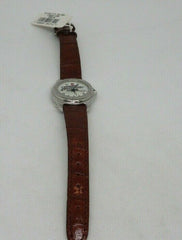 Swiss Army Officer 30mm Ladies Watch Brown Leather Strap OEM Genuine Steel