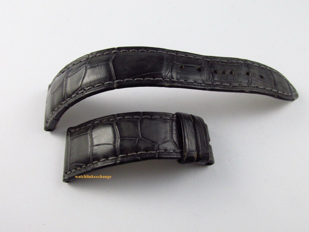 Patek Philippe 21mm Grey Alligator Strap OEM