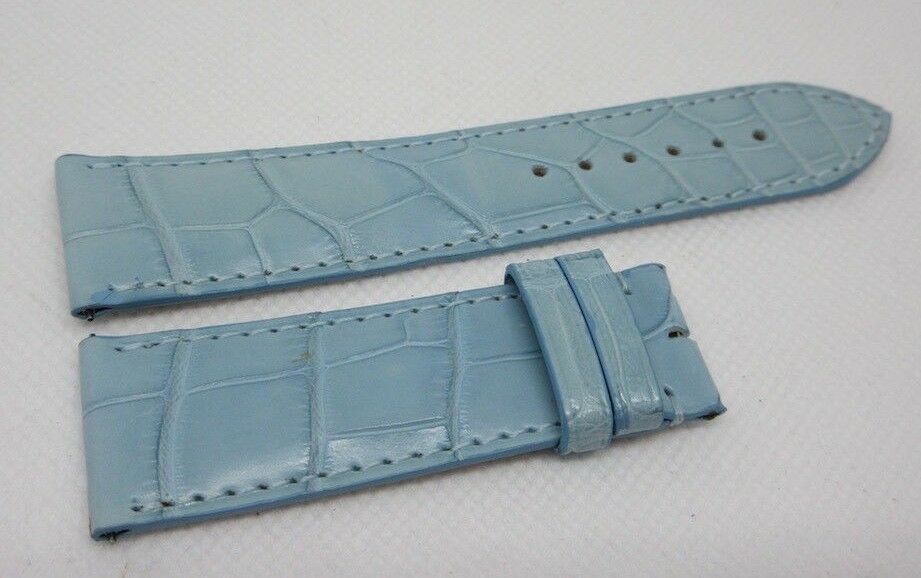 New Parmigiani 22mm Blue Alligator Strap OEM