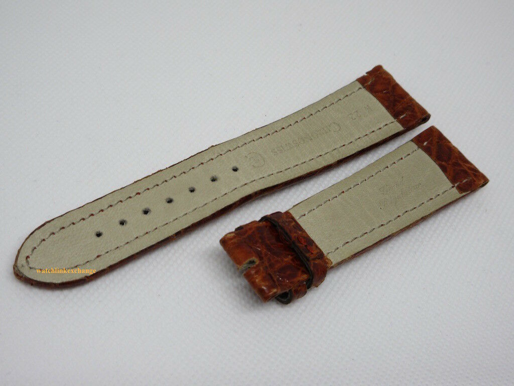 Chronoswiss 22mm Brown Alligator Strap OEM
