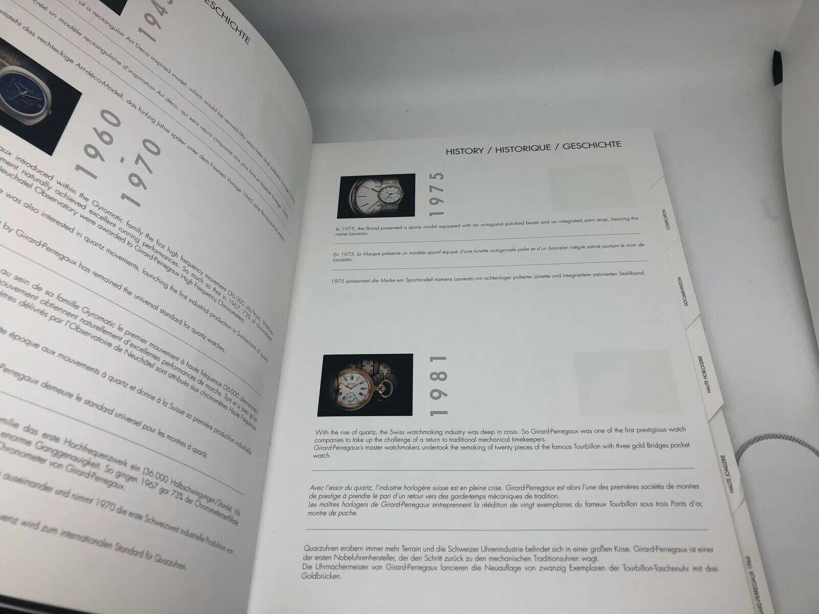 Girard Perregaux Dealer Manual Guide Hardcover Book 2014 2015