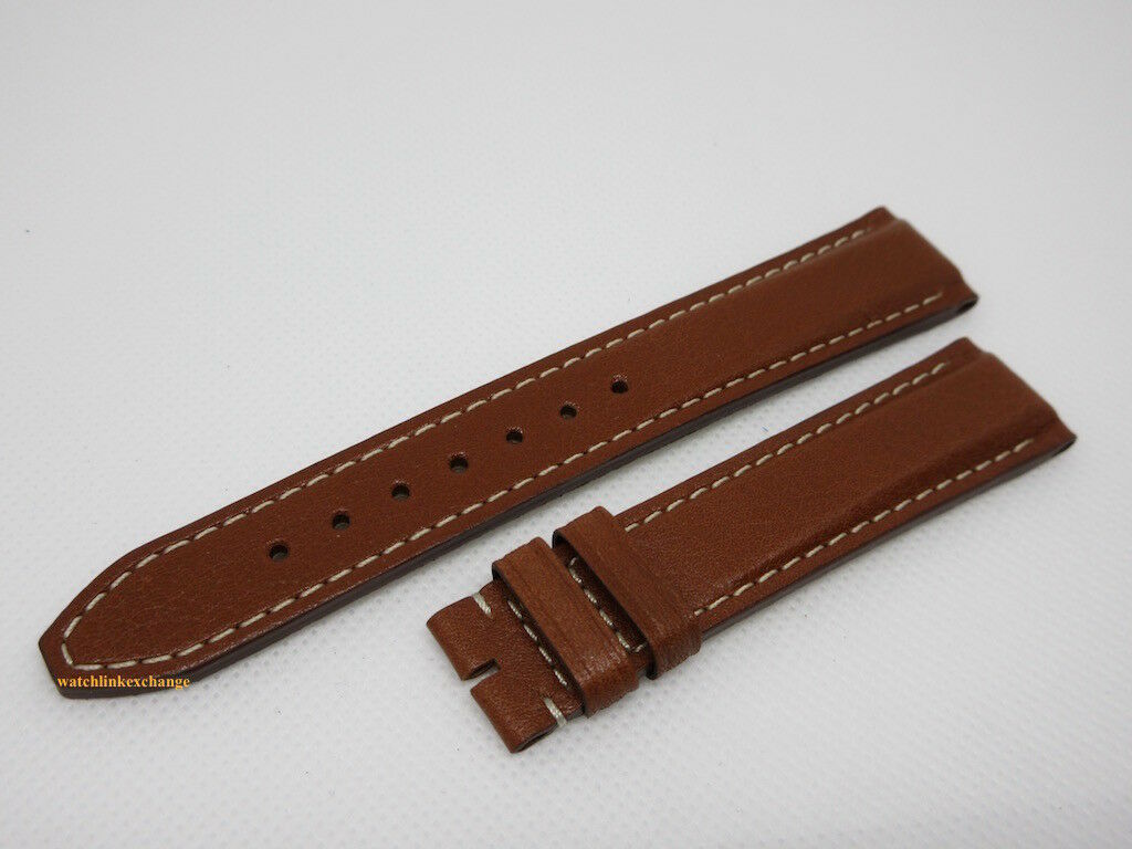 New Tag Heuer 18mm Brown Leather Strap