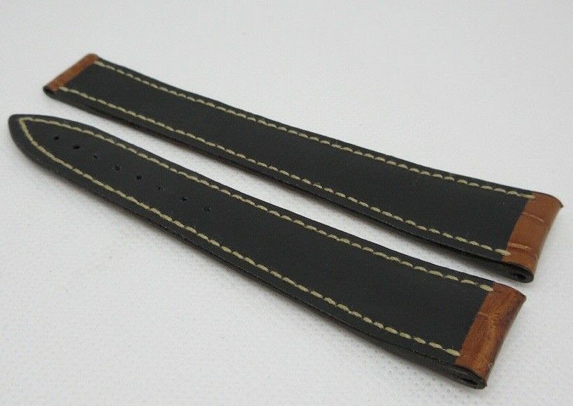 Blancpain 20mm Brown Alligator Strap OEM Genuine XL Size