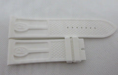 New Parmigiani White Rubber Strap 25mm Brazil