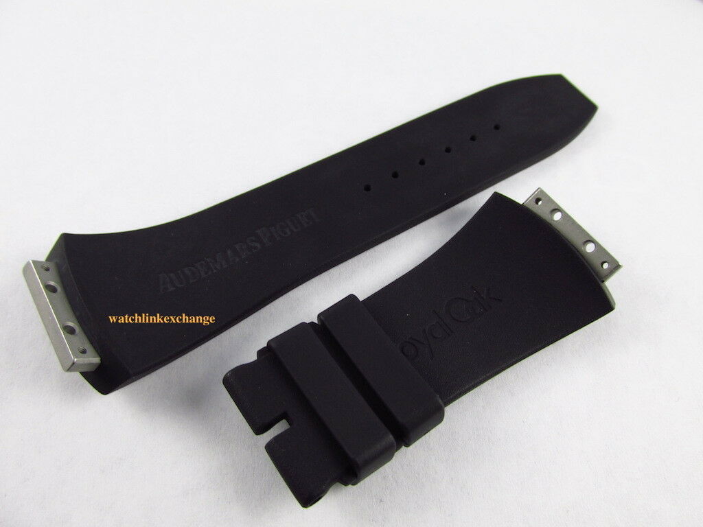 New Audemars Piguet Royal Oak Concept 28mm Black Rubber Strap OEM