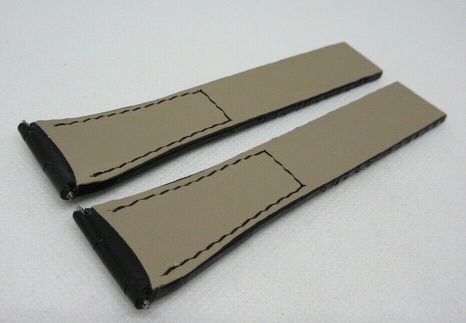 New Roger Dubuis 25mm Black Alligator Strap OEM XL Size