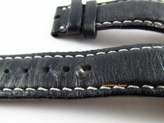 Audemars Piguet Millenary 24mm Black Leather Strap White Stitch OEM