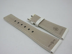 Bell & Ross 24mm White Leather Strap Glossy OEM