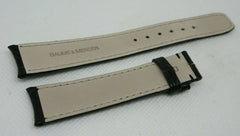 New Baume Mercier 18mm Black Alligator Strap OEM Genuine