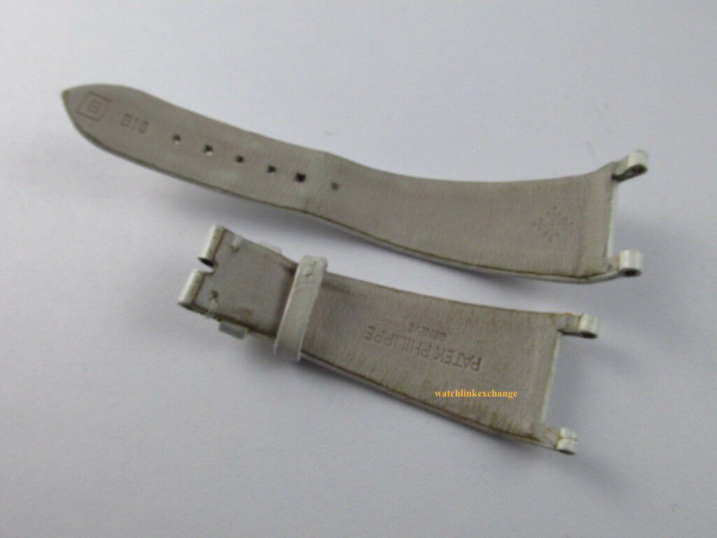 Patek Philippe Twenty-4 21mm White Alligator Strap OEM