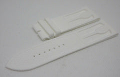 New Parmigiani White Rubber Strap 25mm Brazil