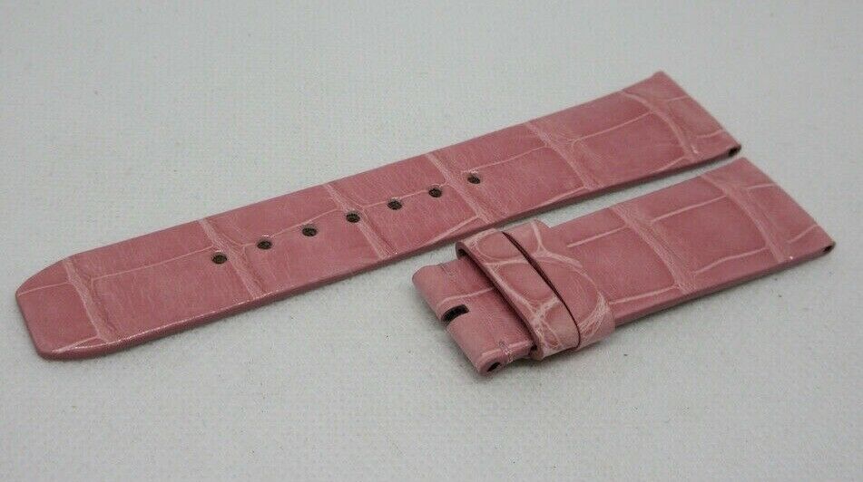 Baume Mercier 21mm Pink Alligator Strap OEM Genuine