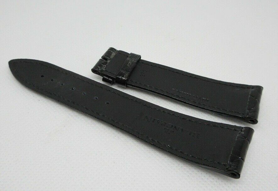 Blancpain 22mm Black Alligator Strap OEM Genuine