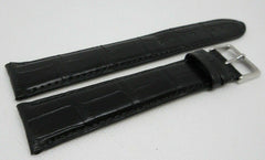 Camille Fournet 22mm Black Alligator Strap Buckle Genuine XXL Size