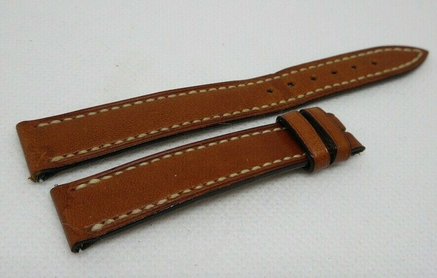 Franck Muller 14mm Brown Leather Strap OEM Genuine