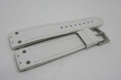 Giuliano Mazzuoli Manometro 18mm White Leather Strap Stainless Steel Buckle