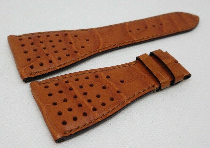 New Roger Dubuis G40 30mm Brown Alligator Strap OEM Genuine