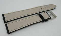 New Camille Fournet 21mm Black Alligator Strap Buckle Genuine