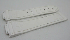 Hublot White Gummy Alligator Strap for Big Bang 38mm OEM Genuine