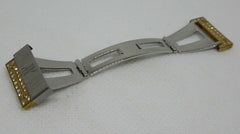 New Hublot Stainless Steel 18k Gold Diamond Deployant Buckle 1520 Series OEM