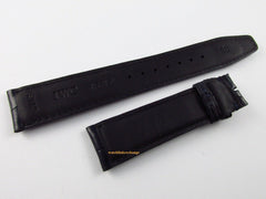 New IWC 20mm Navy Blue Alligator Strap OEM XL