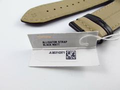 New Jaeger LeCoultre 23mm Black Alligator Strap Short Size OEM