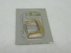 New Omega 14mm Yellow Gold Plated Stainless Steel Buckle OEM Genuine 9451-1401