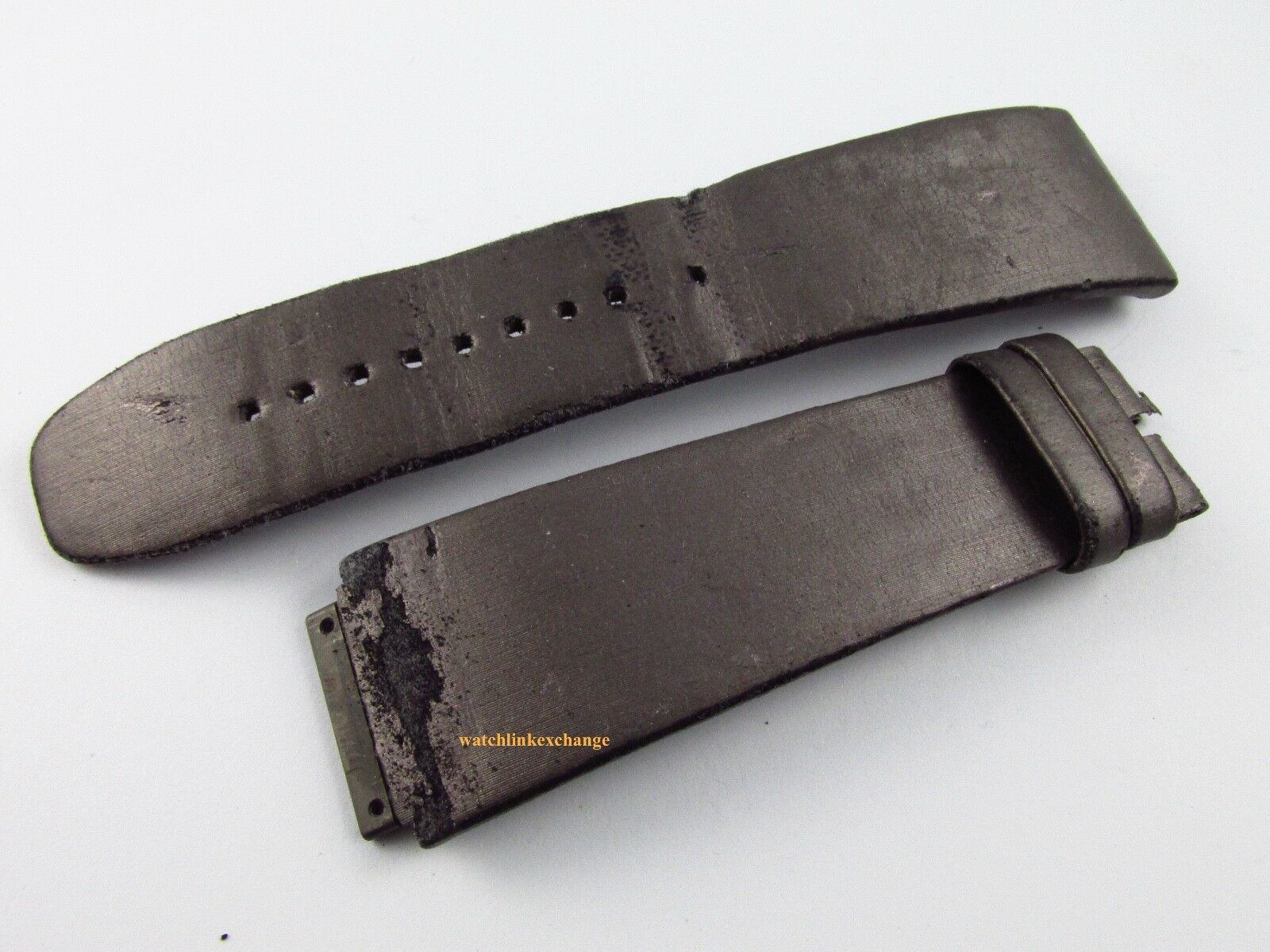 Richard Mille 23mm RM05 Grey Satin Leather Strap OEM