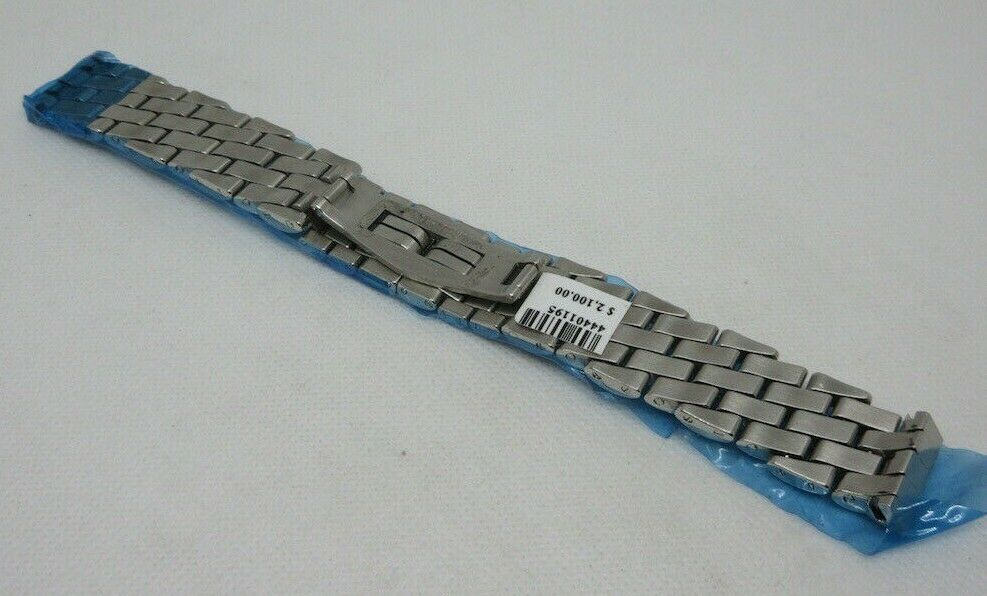 New Franck Muller 19mm Polished Stainless Steel Bracelet OEM Genuine Authentic