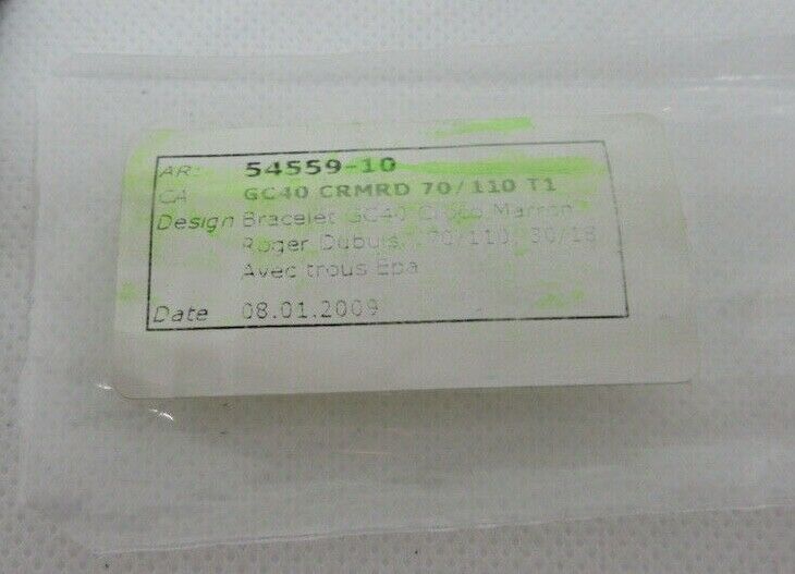 New Roger Dubuis G40 30mm Brown Alligator Strap OEM Genuine