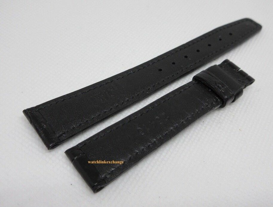 New IWC 16mm Black Alligator Strap OEM