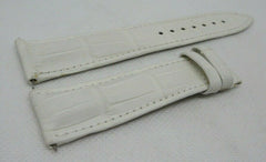 New Franck Muller 22mm White Alligator Strap OEM Genuine