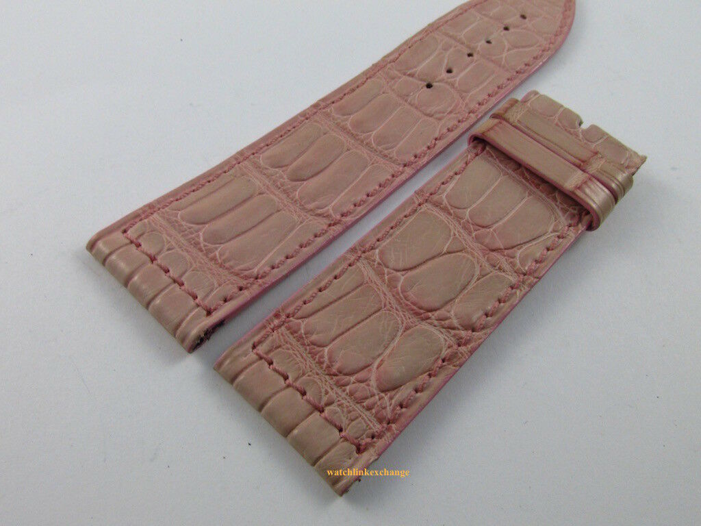 Franck Muller Long Island 22mm Pink Alligator Strap OEM