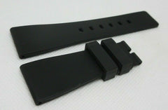 New Bell & Ross 24mm Black Rubber Strap OEM Genuine XS Short Size