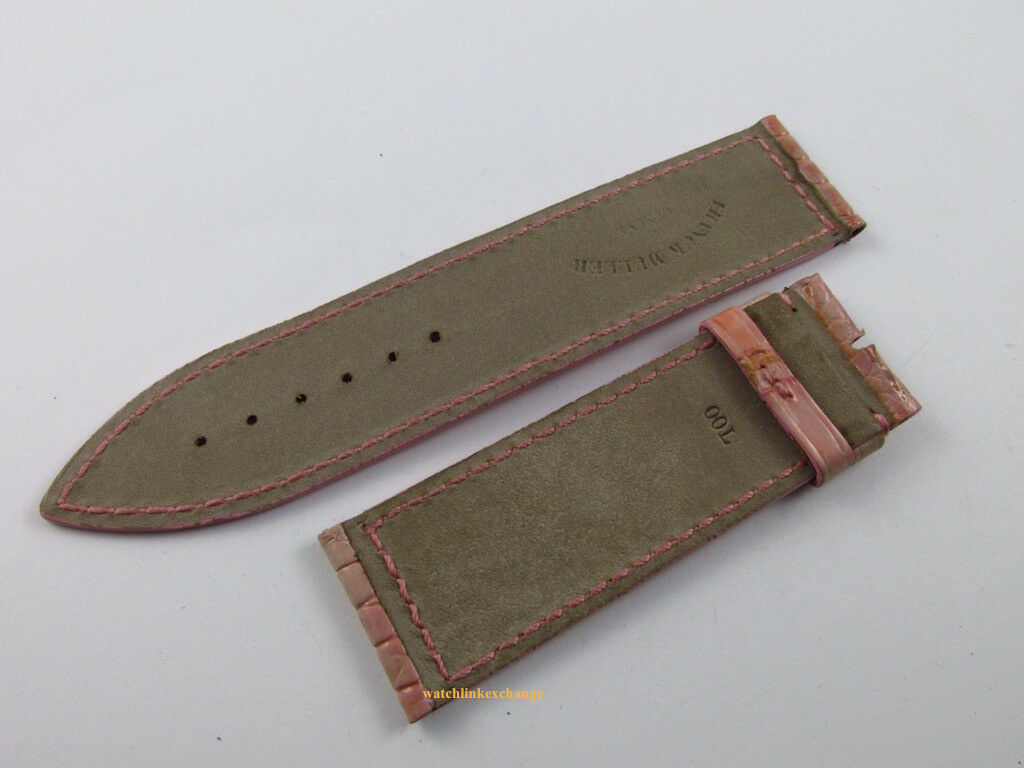 Franck Muller Long Island 22mm Pink Alligator Strap OEM