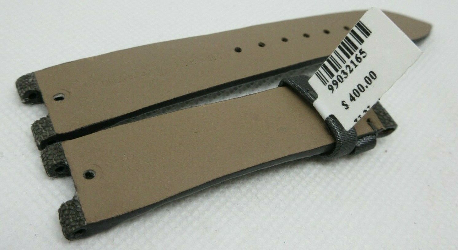New Ulysse Nardin Strap Leather 18mm Sharkskin OEM Genuine Gray