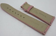 New Jacob & Co. 20mm Pink Alligator Strap OEM