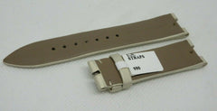 New Ulysse Nardin Strap Satin Leather 18mm OEM Genuine Beige Tan Fabric
