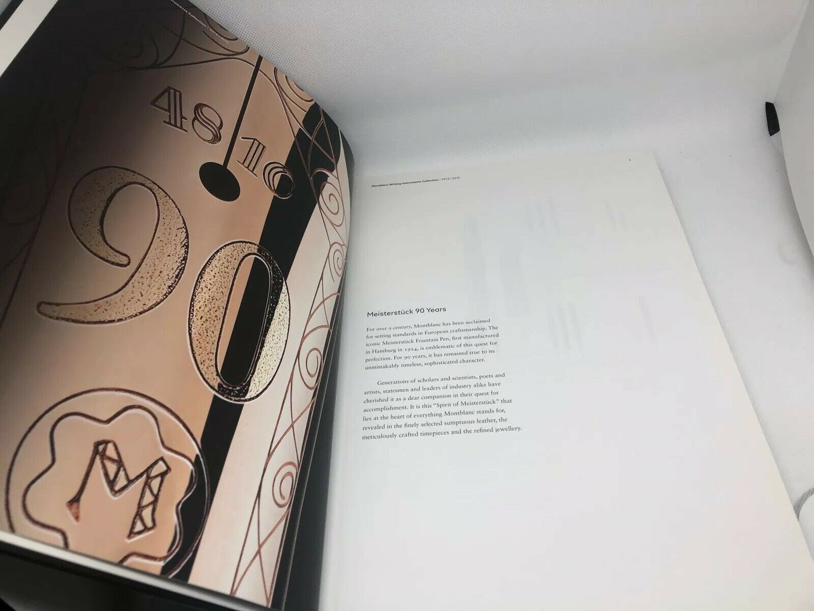 Montblanc Pen Manual Guide Hardcover Book 2014 2015