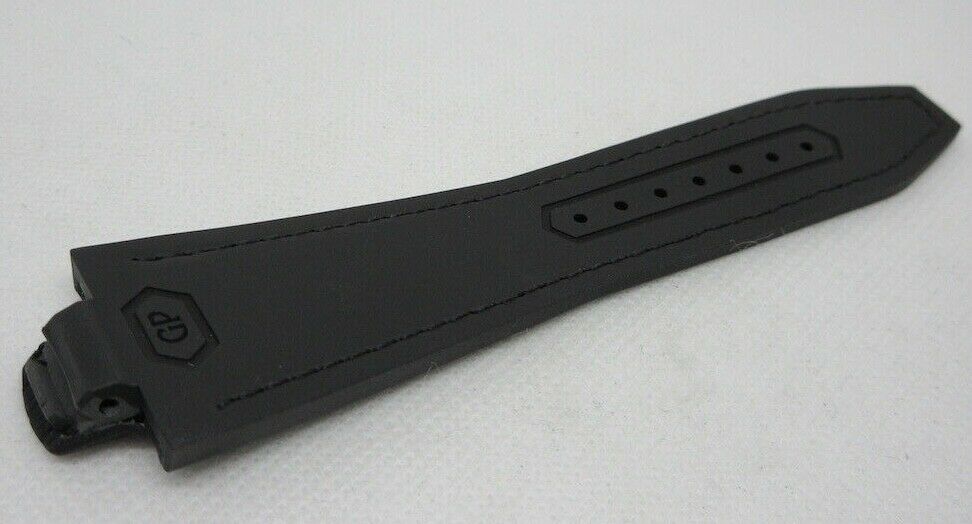 Girard Perregaux Sea Hawk Black Alligator Strap Rubber OEM Genuine 1 Piece