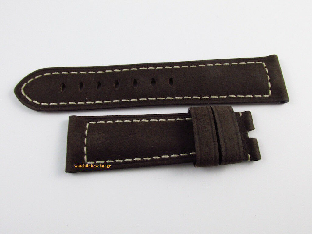 New Panerai 22mm Brown Buffalo Strap OEM