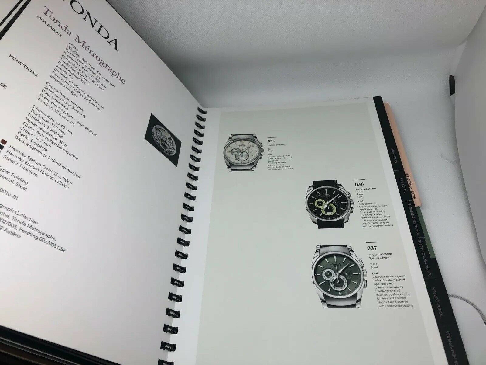 Parmigiani Manual Hardcover Catalog 2015 2016