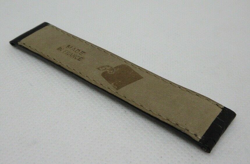 Cartier 18mm Black Alligator Strap OEM 1 Piece France