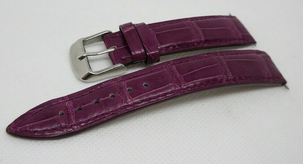 Franck Muller 17mm Purple Alligator Strap OEM